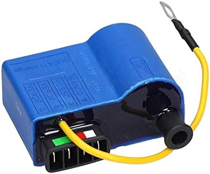 244128 OEM CDI para Vespa Primavera Vespa PK 50-125 PX 80-200 - Cuatro conexiones CDI para Vespa Cosa Vespa T5 Piaggio APE, CDI OEM genuino importado de Italia 244128