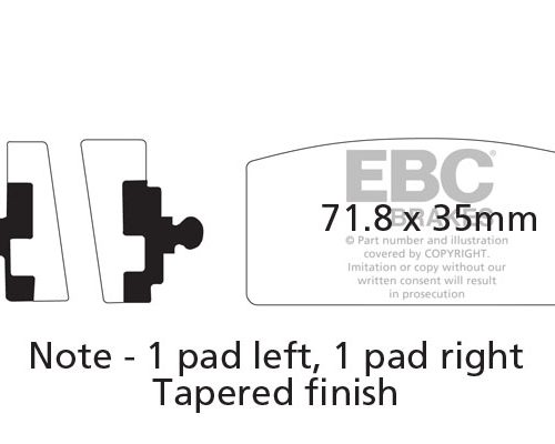 PASTILLA DE FRENO FA022