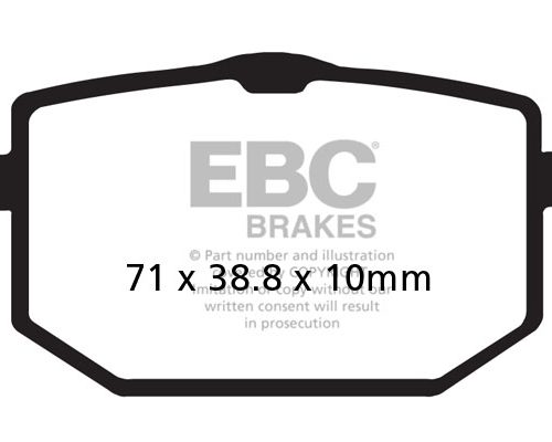 PASTILLA DE FRENO FA118