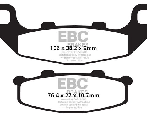 PASTILLA DE FRENO FA141