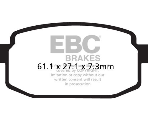 PASTILLA DE FRENO SFA169