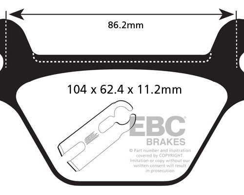 PASTILLA DE FRENO FA200