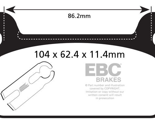 PASTILLA DE FRENO FA201