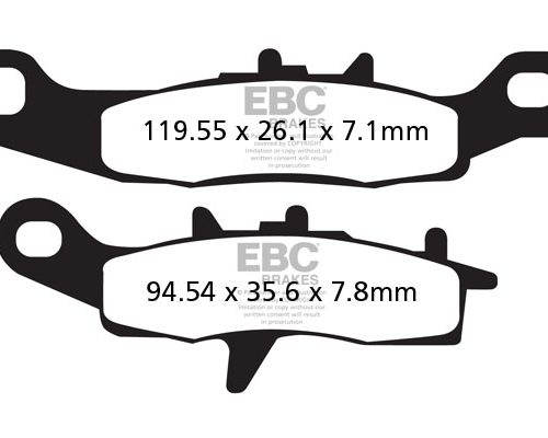 PASTILLA DE FRENO FA258R