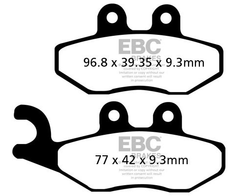 PASTILLA DE FRENO SFA353HH
