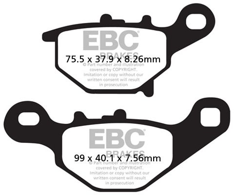 PASTILLA DE FRENO FA401TT