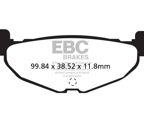 PASTILLA DE FRENO SFA408HH