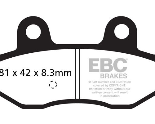 PASTILLA DE FRENO SFA411HH