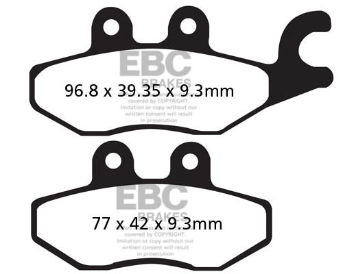 PASTILLA DE FRENO SFA418HH