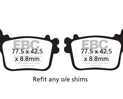 PASTILLA DE FRENO FA436HH