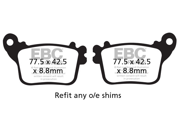 PASTILLA DE FRENO FA436HH