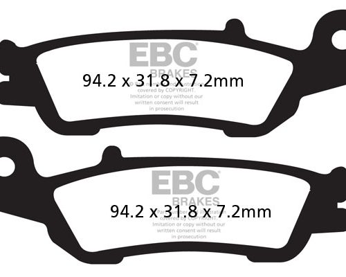 PASTILLA DE FRENO FA450TT