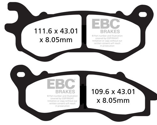 PASTILLA DE FRENO SFA603HH