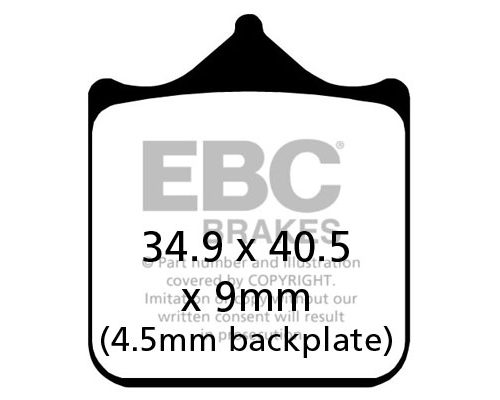 PASTILLA DE FRENO FA604/4HH