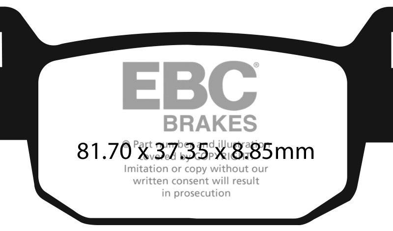 PASTILLA DE FRENO FA698