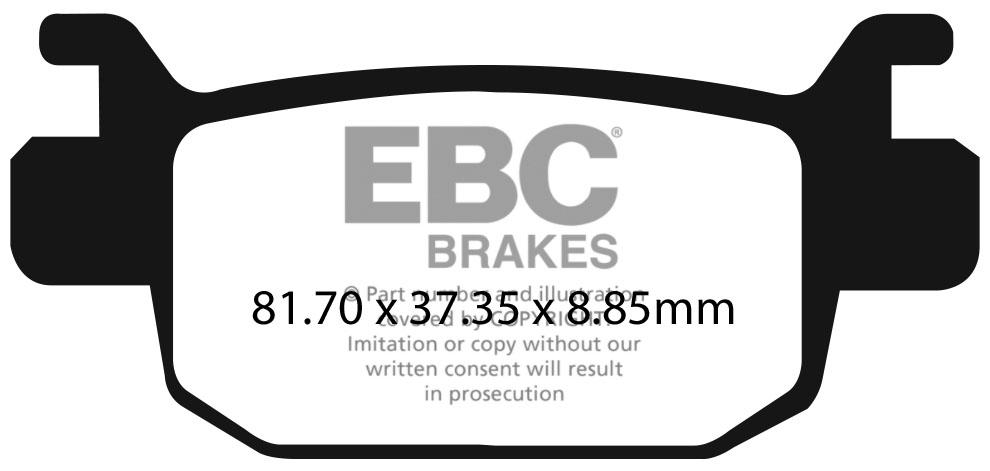 PASTILLA DE FRENO FA658