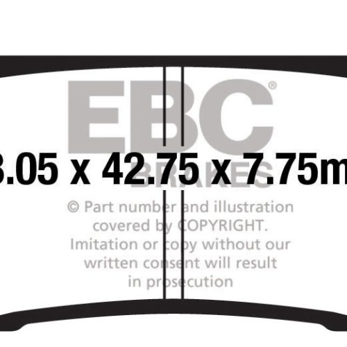 PASTILLA DE FRENO FA700HH