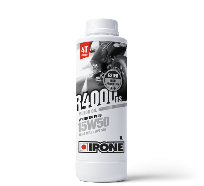 R 4000 RS- 1 LITRO Semi sintético plus - Ester JASO MA2 15W50