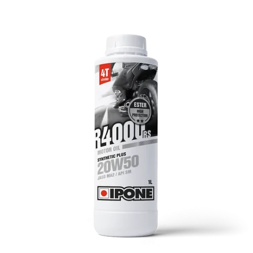 R 4000 RS - 1 LITRO Semi sintético plus - Ester JASO MA2 20W50