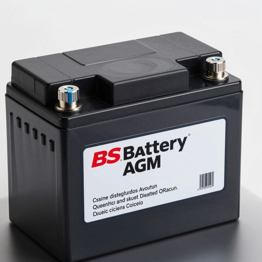 Batería AGM BS BATTERY para motocicleta