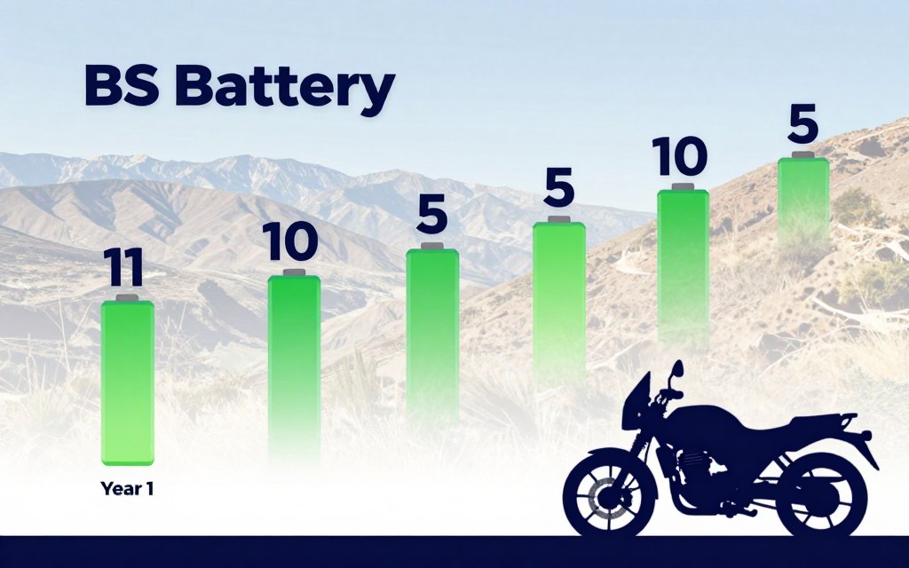 Batería BS BATTERY durabilidad 5 años garantía Chile