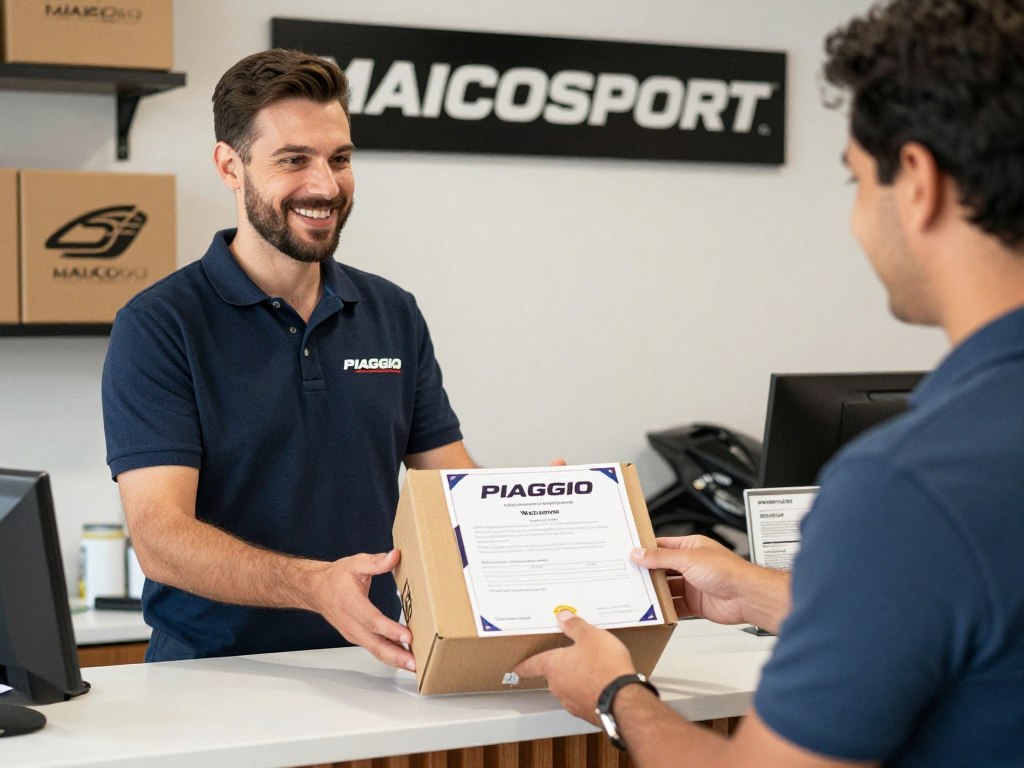 Cliente satisfecho maicosport con repuestos PIAGGIO garantía
