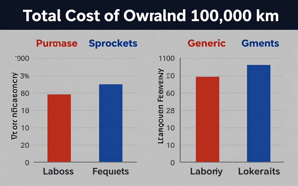 Cost comparison chart JT vs generic over time
