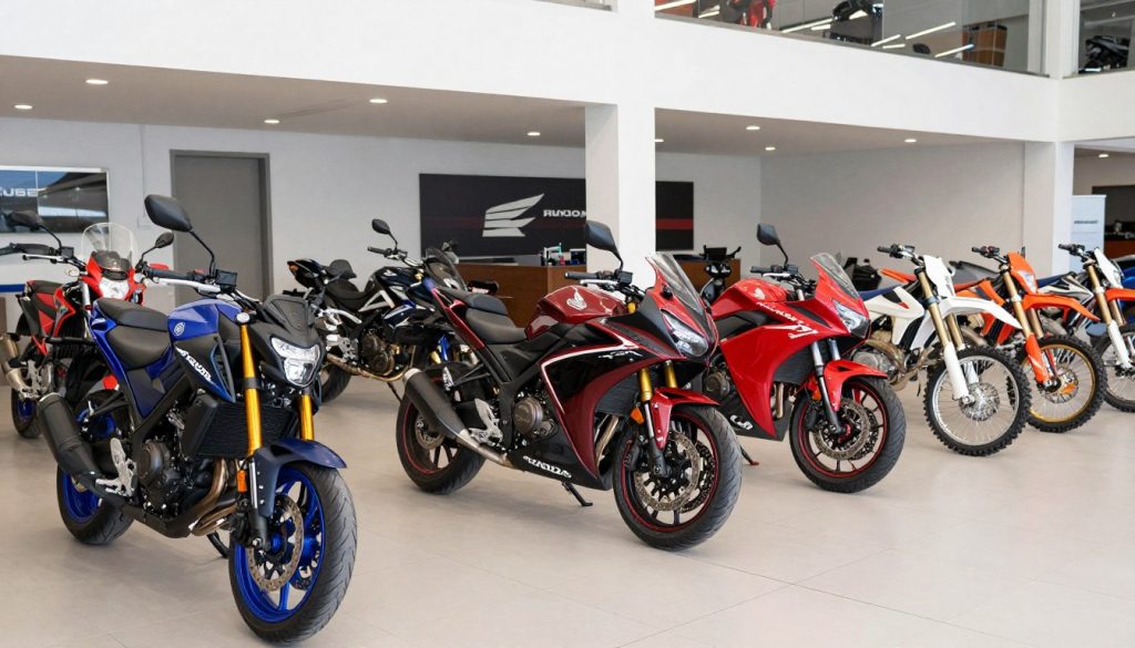 Diferentes modelos de motocicletas Yamaha Honda compatibles con aceites BEL RAY