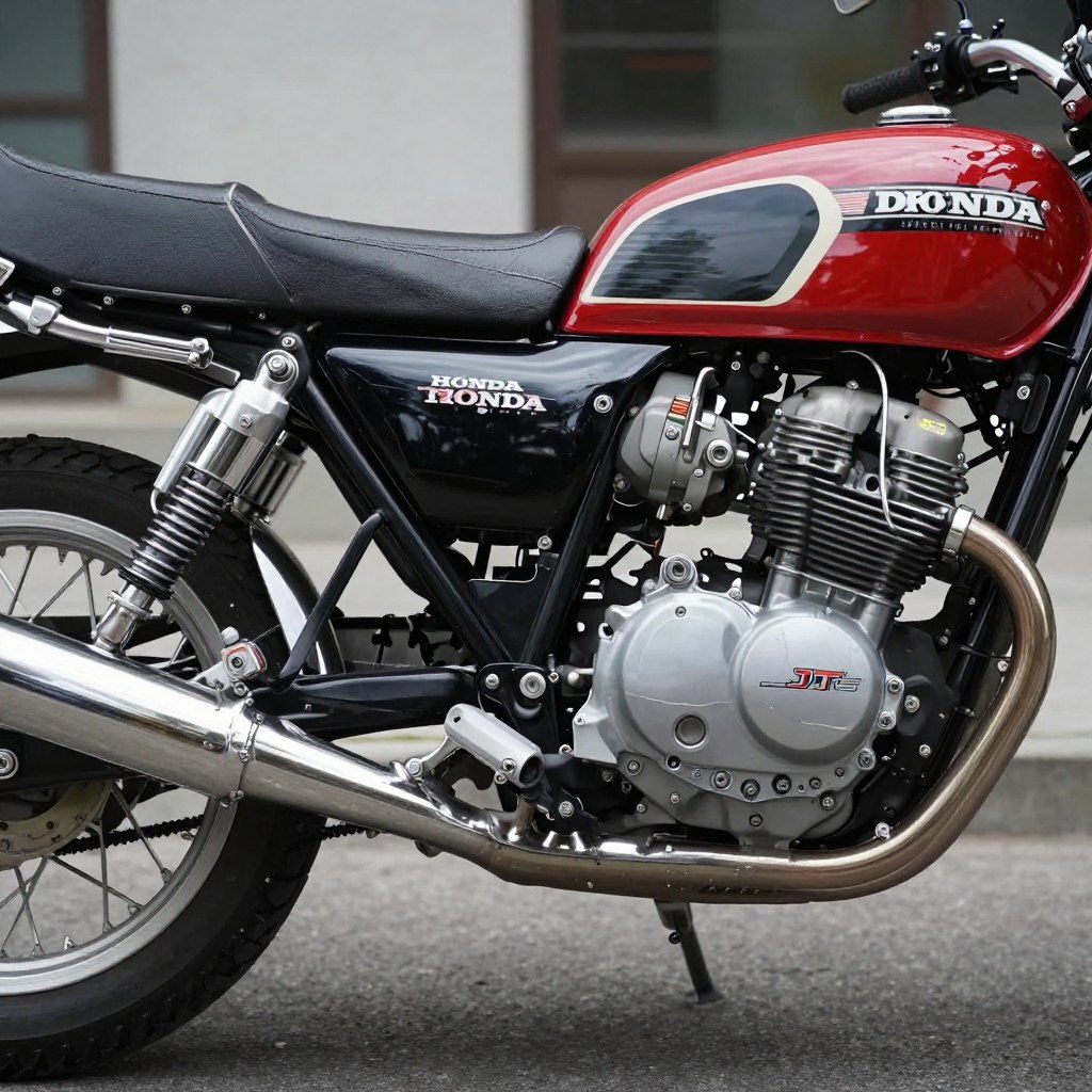 Honda CB 750 with JT 525 sprockets