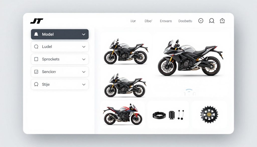 JT Sprockets compatibility database interface