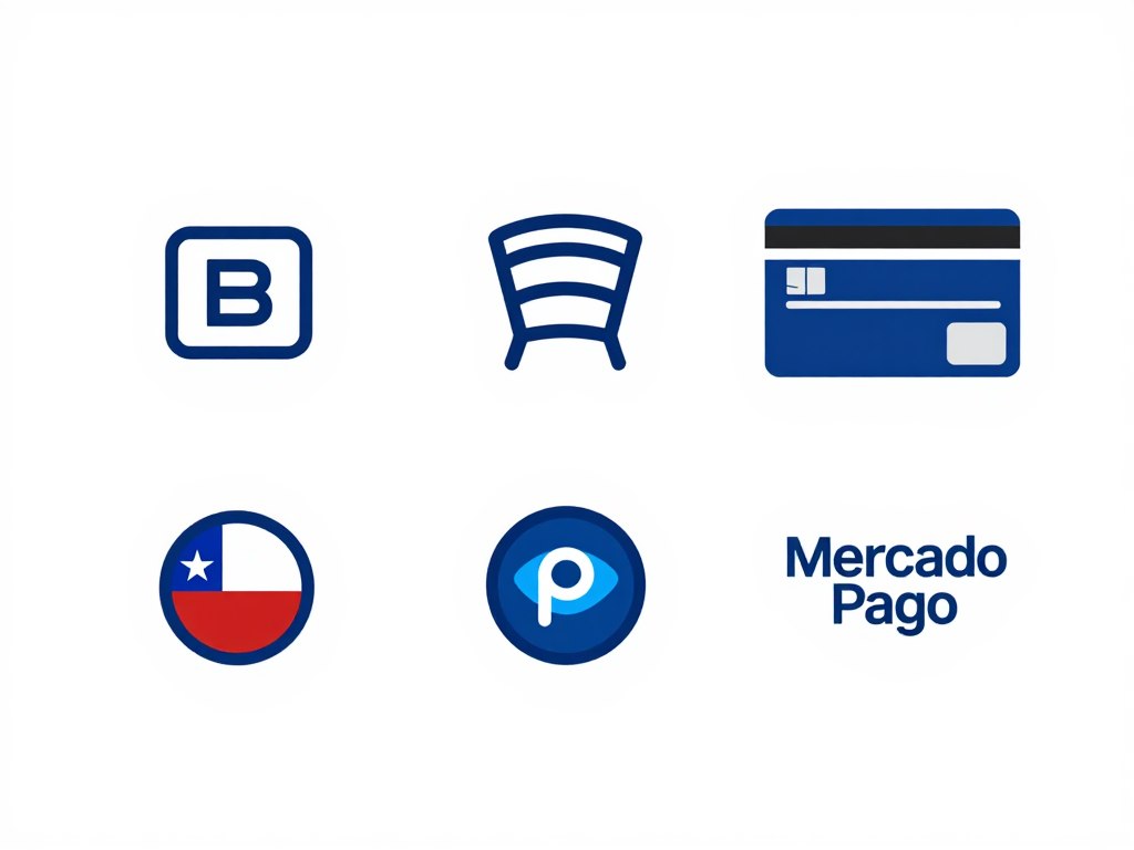 Payment options icons for Chilean market