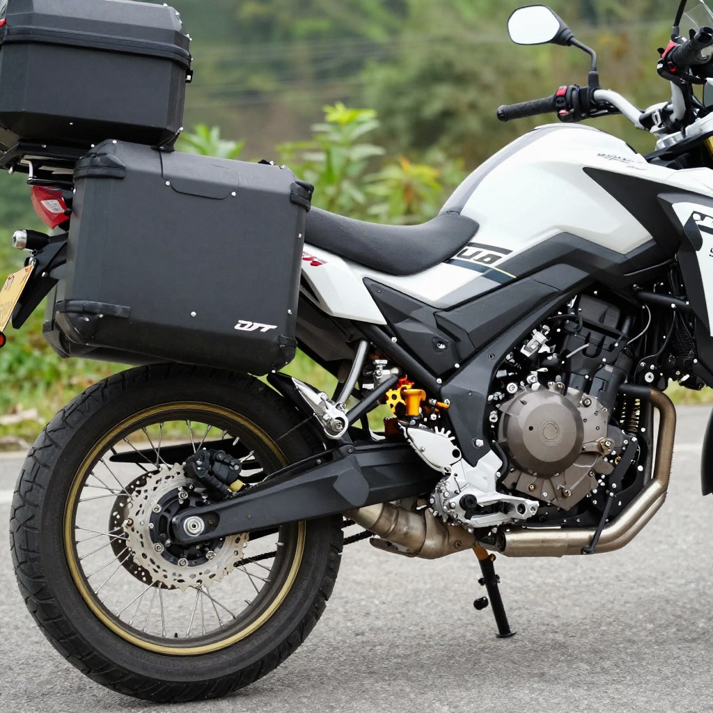 Suzuki V-Strom 650 adventure setup