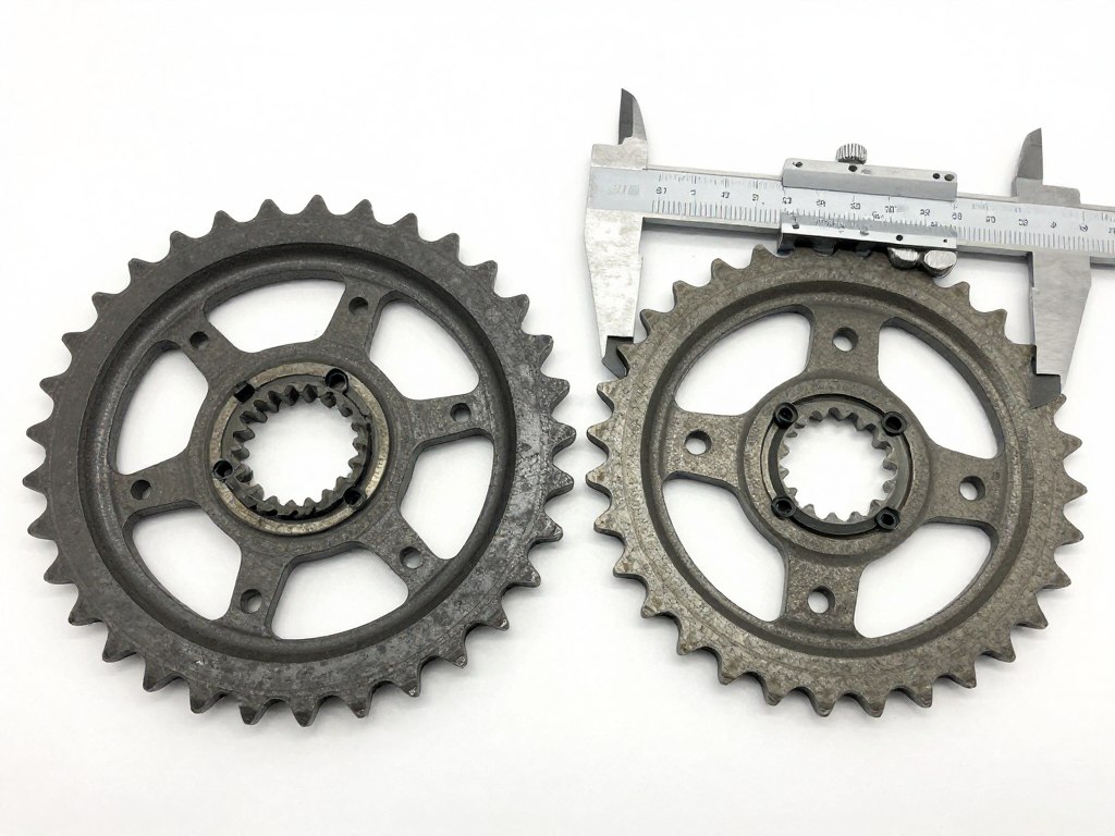 Worn JT sprocket after 80000 km still functional