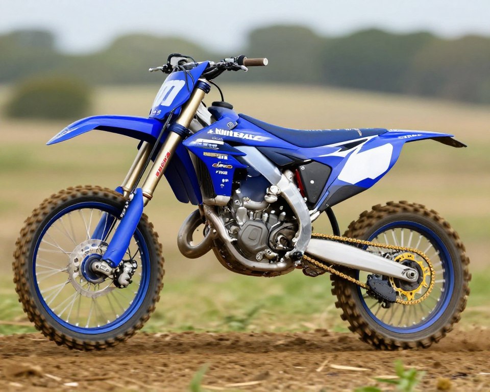 Yamaha WR 250F with JT drivetrain components