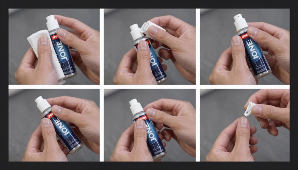 aplicación correcta lubricante cadena ipone paso a paso